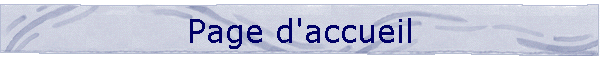 Page d'accueil